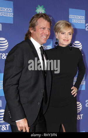 30. Palm Springs International Film Festival Awards Gala im Palm Springs Convention Center am 3. Januar 2019 in Palm Springs, CA bietet: Vince Van Patten, Eileen Davidson Wo: Palm Springs, California, United States Wenn: 04 Jan 2019 Credit: Nicky Nelson/WENN.com Stockfoto