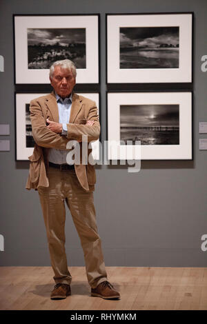 Don McCullin bei der Eröffnung eines großen Retrospektive der seine Arbeit bei Tate Großbritannien am 5. Februar. Es umfasst von seiner berühmten Fotos von Th Stockfoto