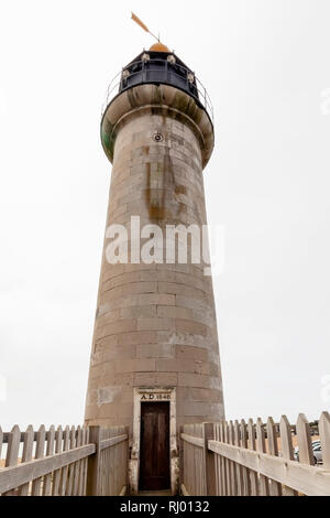 Der alte Leuchtturm in Shoreham, West Sussex build 1846 Stockfoto