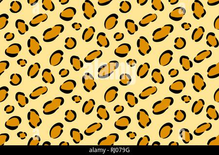 Leopard Hintergrund drucken. Jaguar pelt nahtlose Textur Stock