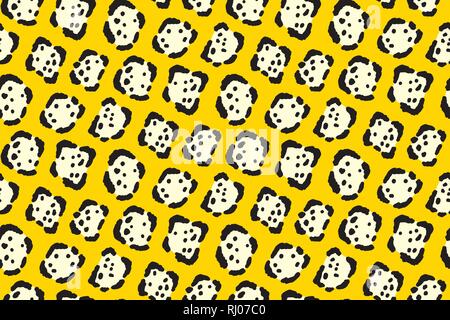 Jaguar nahtlose Textur. Tropische Tier Fliese Muster Stock Vektor