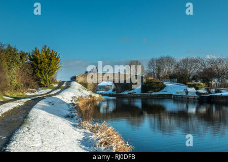 Royal Canal liegt Irland Stockfoto