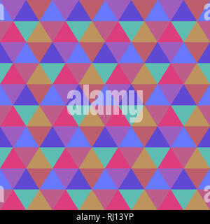 Ein buntes Digitale geometrische nahtlose Muster - Wenn wiederholt die Fliese macht eine nahtlose Muster. Stockfoto