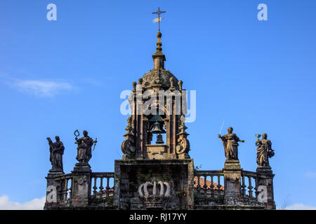 Diferentes Vistas de Santiago de Compostela Stockfoto