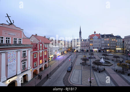 Walbrzych alte Marktstadt Waldenburg Niederschlesien Polen, dolnoslaskie, rynek, walbrzych, Foto Kazimierz Jurewicz Stockfoto