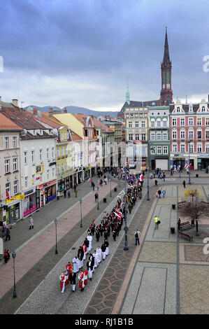 Walbrzych alte Marktstadt Waldenburg Niederschlesien Polen, dolnoslaskie, rynek, walbrzych, Foto Kazimierz Jurewicz Stockfoto