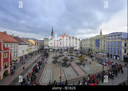 Walbrzych alte Marktstadt Waldenburg Niederschlesien Polen, dolnoslaskie, rynek, walbrzych, Foto Kazimierz Jurewicz Stockfoto