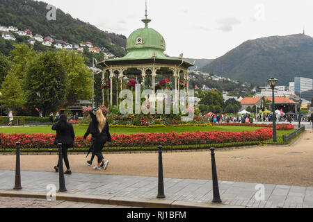 Musik Pavillon Bergen, Norwegen Stockfoto