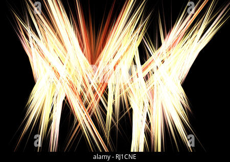 Retro golden abstraktes Muster Linien, tolles Design für irgendwelche Zwecke. Barocke ornament Dekor. Strichzeichnung. Kreative Art. Stockfoto