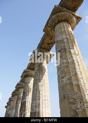 Heiligtum der Hera, Tavola Palatine, Benalda, Metaponto in Süditalien Stockfoto