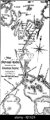 . Angeln und Schießen entlang der Linien von der Canadian Pacific Railway, in den Provinzen Ontario, Quebec, British Columbia, der maritimen Provinzen, die Wiesen und Berge der westlichen Kanada und im Bundesstaat Maine [microform]. Angeln; Jagd; Pêche sportive; Chasse. . Bitte beachten Sie, dass diese Bilder sind von der gescannten Seite Bilder, die digital für die Lesbarkeit verbessert haben mögen - Färbung und Aussehen dieser Abbildungen können nicht perfekt dem Original ähneln. extrahiert. Canadian Pacific Railway Company. Montreal: C. S. R. Stockfoto