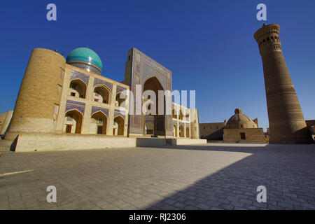 Poi Kalon Komplex in Buchara, Usbekistan Stockfoto