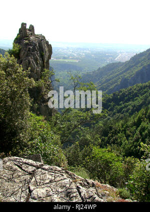 Enipeas Canyon im Olymp Nationalpark (nordöstlichen Griechenland) Stockfoto