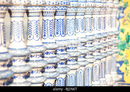 Die Einrichtung des Details in Sevilla Stockfoto