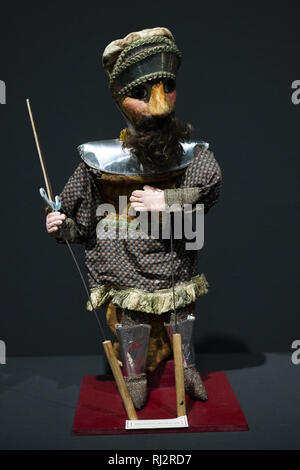 Ausstellung Marionetten (Marionette Exposition), zeigt den Prozess der Erneuerung der Marionetten von Madrid aus den 1960er Jahren bis heute Mit: Atmosphäre, Wo: Madrid, Spanien Wann: 04 Jan 2019 Credit: Oscar Gonzalez/WENN.com Stockfoto