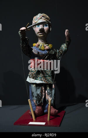 Ausstellung Marionetten (Marionette Exposition), zeigt den Prozess der Erneuerung der Marionetten von Madrid aus den 1960er Jahren bis heute Mit: Atmosphäre, Wo: Madrid, Spanien Wann: 04 Jan 2019 Credit: Oscar Gonzalez/WENN.com Stockfoto