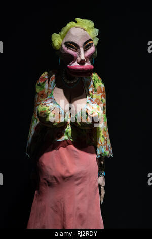 Ausstellung Marionetten (Marionette Exposition), zeigt den Prozess der Erneuerung der Marionetten von Madrid aus den 1960er Jahren bis heute Mit: Atmosphäre, Wo: Madrid, Spanien Wann: 04 Jan 2019 Credit: Oscar Gonzalez/WENN.com Stockfoto