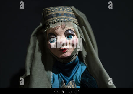 Ausstellung Marionetten (Marionette Exposition), zeigt den Prozess der Erneuerung der Marionetten von Madrid aus den 1960er Jahren bis heute Mit: Atmosphäre, Wo: Madrid, Spanien Wann: 04 Jan 2019 Credit: Oscar Gonzalez/WENN.com Stockfoto