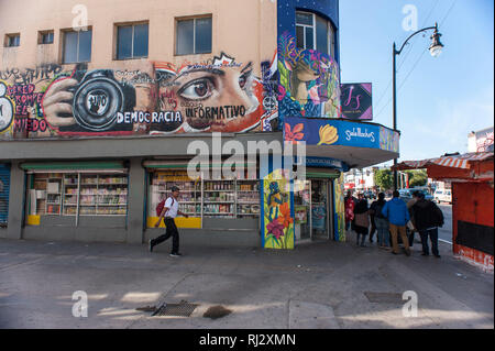 Tijuana, Mexiko: street scene. Stockfoto