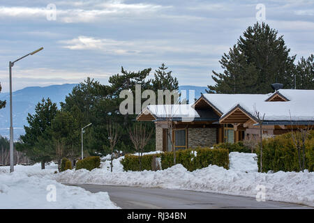 Das Hotel Pirin in Bansko, Bulgarien Stockfoto