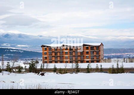 Das Hotel Pirin in Bansko, Bulgarien Stockfoto