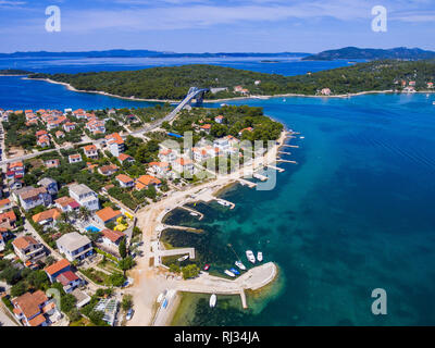 Ždrelac, Insel Pašman Stockfoto