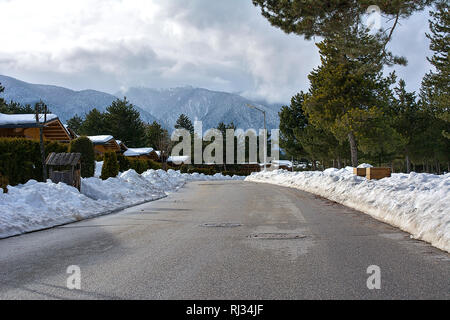 Das Hotel Pirin in Bansko, Bulgarien Stockfoto