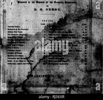 . Einen vorläufigen Bericht über den Vertrag der Gegenseitigkeit mit Großbritannien, den Handel zwischen den Vereinigten Staaten und den Provinzen British North America [microform] zu regulieren. Fischerei; Fischerei; Gegenseitigkeit (Handel); Pêches; Pêches ; Réciprocité. - *^- f-f* -- PORT trrtui ftttt Vertrag von REGrPROCITr RmpLUTE Fischereien zu^^ bin der TB4 DF BETWBSN DEN VEREINIGTEN STAATEN A9 Tite l^ BRITISCHEN FBOriNCES VON NORDAMERIKA;* • ICH llnpatct auf Tbt Hcqueit ot tfx Vtrajmti9i 9 "RT" Ich. iMiHiMiii^ yablfiiyii. Bitte beachten Sie, dass diese Bilder aus gescannten Seite Bilder, die digital enhanc wurden extrahiert werden Stockfoto