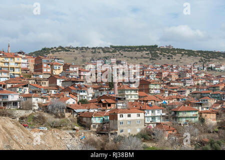 Januar 12,2019 DENIZLI TÜRKEI. Die guney Bezirk der Provinz Denizli in der Türkei. Stockfoto