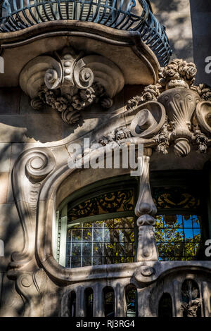 Casa Comalat von Salvador Valeri ich Pupurrull in Barcelona-Katalonien-Spanien Stockfoto