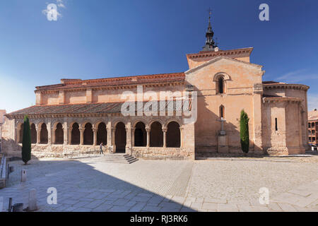 Kirche Iglesia de San Millan, Segovia, Kastilien und Leon, Spanien Stockfoto