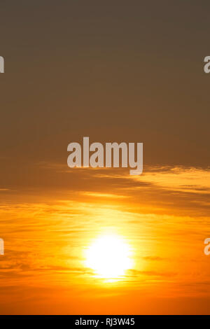Orange sunset Stockfoto