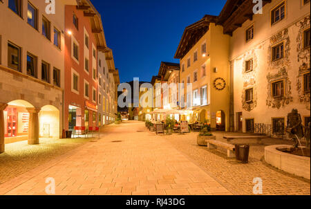 Deutschland, Bayern, Oberbayern, Berchtesgadener Land, Berchtesgaden, Metzgerstra?e, Stockfoto