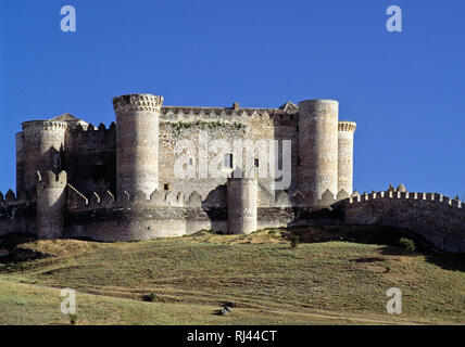 Castel di Belmonte Belmonte, Cuenca, Kastilien-La Mancha, Spanien, Stockfoto