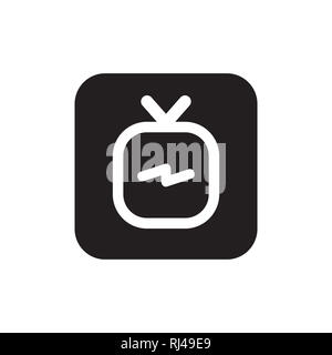 IGTV Icon Set Stockfoto