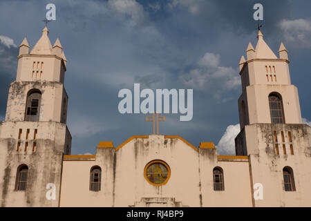 Iglesia Inmaculada Concepcion, aka Templo parroquial de Tobati, Iglesia de Tobati, Kirche in Tobati Bezirk, Cordillera Department, Paraguay Stockfoto