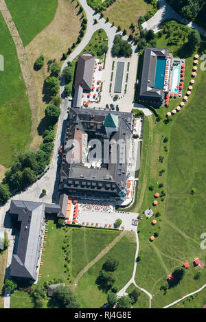 Deutschland, Elmau, Garmisch Partenkirchen, Oberland, Region Wettersteingebirge, Schloss Elmau Stockfoto