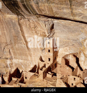 Square Tower House, Mesa Verde Stockfoto