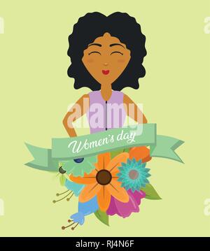 Happy Tag der Frauen Stock Vektor