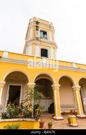 Aussichtsturm, Das Haus des Zuckebarons Don Borell y Padrón, Palacio Cantero, Museo Historico Kommunale, Museum, Trinidad, Sancti Spiritus, Ku Stockfoto