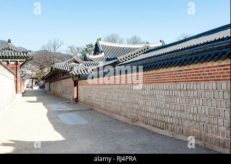 Seoul, Südkorea, Gyeongbokgung Palast Stockfoto