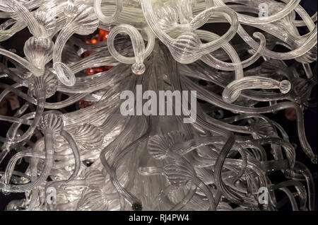 Glas, Skulpturen von Chihuly bei Chihuly Garten und Glas Ausstellung in Seattle, Washington, United States Stockfoto