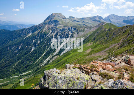 Landschaft am Penserjoch Stockfoto