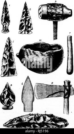 . Feld und Wald Wanderungen [microform]: mit Notizen und Beobachtungen über die Naturgeschichte der östlichen Kanada. Natural History - New Brunswick; Baron-- Nouveau-Brunswick; New Brunswick - - Beschreibung und Reisen; Nouveau-Brunswick - - Beschreibungen et Voyages. Stein A^e in New Brunswick. 29. Waffen und Anbaugeräte verwendet, die von den Indianern Neue BRUNjWICK,. Bitte beachten Sie, dass diese Bilder sind von der gescannten Seite Bilder, die digital für die Lesbarkeit verbessert haben mögen - Färbung und Aussehen dieser Abbildungen können nicht perfekt dem Original ähneln. extrahiert. Adams, A. L Stockfoto