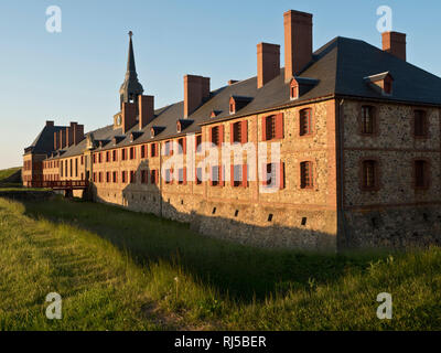 Kanada, Cape Breton, Festung Louisburg, Hauptgebäude, Festung Louisburg, Cape Breton, Kanada, Stockfoto