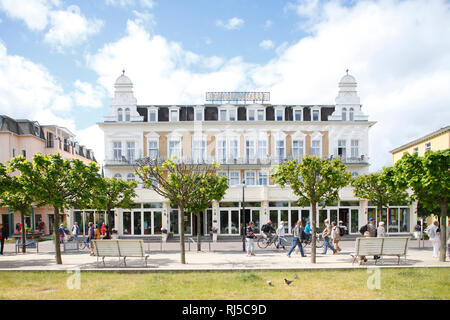 Ostsee Hotel, Ahlbeck, Insel Usedom, Mecklenburg-Vorpommern, Deutschland, Europa Stockfoto