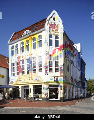 Stammhaus Bünting Tee, Leer, Ostfriesland, Niedersachsen, Deutschland, Europa Stockfoto