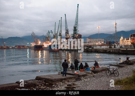Batumi, das Las Vegas am Schwarzen Meer. Georgien, Oktober 2016 Stockfoto