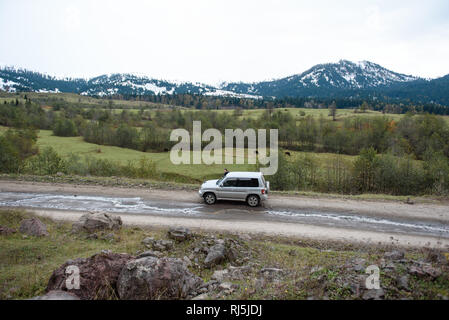 Roadtrip durch Georgien im Oktober 2016. Stockfoto