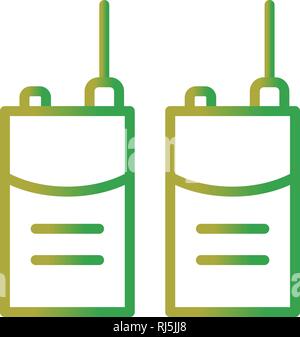 Walkie talkie Vektor Icon Zeichen Symbol Vektor Illustration für den privaten und gewerblichen Gebrauch... Reinigen Sie trendige Symbol... Stock Vektor